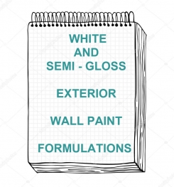 White And Semi - Gloss Exterior Wall Paint Formulation And Production