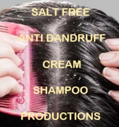 Salt Free Anti Dandruff Cream Shampoo Formulation And Production