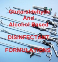 GLUTARALDEHYDE BASED AND ACTIVATED WITH ALCOHOL DISINFECTANT FORMULATIONS AND PRODUCTION