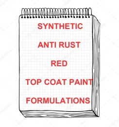 Synthetic Anti Rust Red Top Coat Paint Formulation And Production