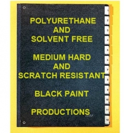 Polyurethane Based And Solvent Free Medium Hard And Scratch Resistant Paint Black Formulation And Production