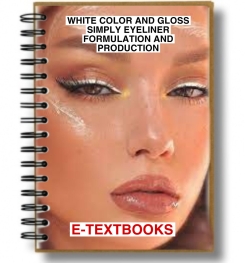 White Color And Gloss Simply Eyeliner Formulation And Production