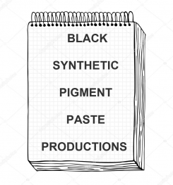 Black Synthetic Pigment Paste Formulation And Production