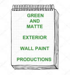 Green And Matte Exterior Wall Paint Formulation And Production