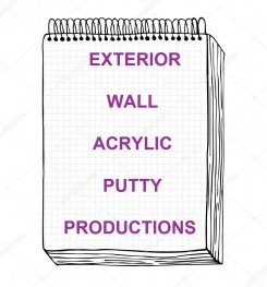 Exterior Wall Acrylic Putty Formulation And Production