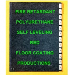 Two Component And Solvent Free Fire Retardant Polyurethane Self Leveling Red Floor Coating Formulation And Production