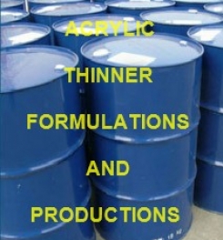ACRYLIC THINNER FORMULATION AND PRODUCTION PROCESS