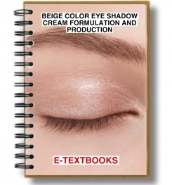 Beige Color Eye Shadow Cream Formulation And Production