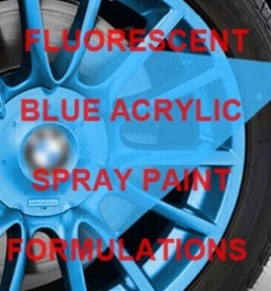 Fluorescent Blue Acrylic Spray Paint Formulation And Production Process