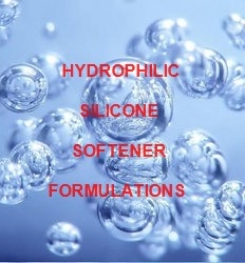 HYDROPHILIC SILICONE SOFTENER FORMULATION AND PRODUCTION PROCESS
