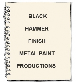 Black Hammer Finish Metal Paint Formulation And Production