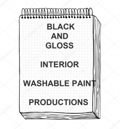 Black And Gloss Interior Washable Paint Formulation And Production