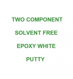Two Component And Solvent Free Epoxy White Putty Formulation And Production