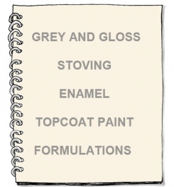 Grey And Gloss Stoving Enamel Topcoat Paint Formulation And Production