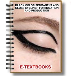 Black Color Permanent And Gloss Eyeliner Formulation And Production