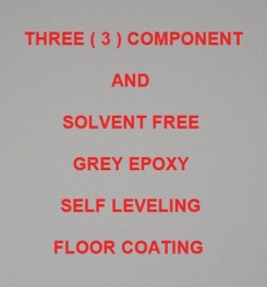 Three ( 3 ) Component And Solvent Free Grey Epoxy Self Leveling Floor Coating Formulation And Production