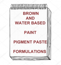 Brown And Water Based Paint Pigment Paste Formulation And Production