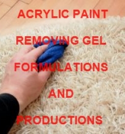Acrylic Paint Removing Gel Formulation And Production Process