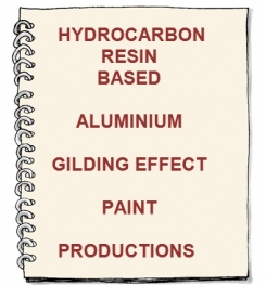 Hydrocarbon Resin Based Aluminium Gilding Effect Paint Formulation And Production