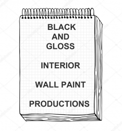 Black And Gloss Interior Wall Paint Formulation And Production