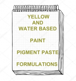 Yellow And Water Based Paint Pigment Paste Formulation And Production