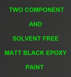 Two Component And Solvent Free Matt Black Epoxy Paint Formulation And Production