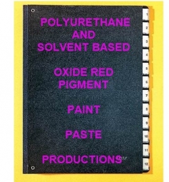 Polyurethane And Solvent Based Oxide Red Pigment Paint Paste Formulation And Production