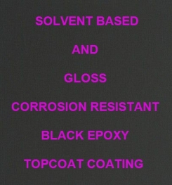 Solvent Based And Gloss Corrosion Resistant Black Epoxy Topcoat Coating Formulation And Production