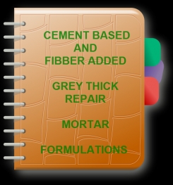 Cement Based And Fibber Added Grey Thick Repair Mortar Formulation And Production