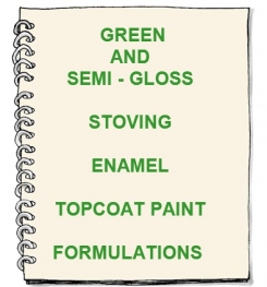 Green And Semi - Gloss Stoving Enamel Topcoat Paint Formulation And Production