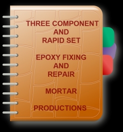Three Component And Rapid Set Epoxy Fixing And Repair Mortar Formulation And Production