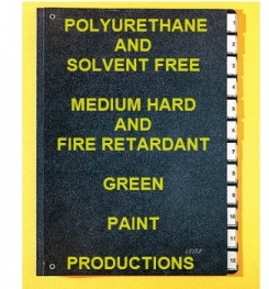 Polyurethane Based And Solvent Free Medium Hard And Fire Retardant Green Paint Formulation And Production