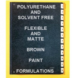 Polyurethane Based And Solvent Free Flexible And Matte Brown Paint Formulation And Production