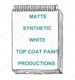 Matte Synthetic White Top Coat Paint Formulation And Production