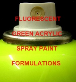 Fluorescent Green Acrylic Spray Paint Formulation And Production Process