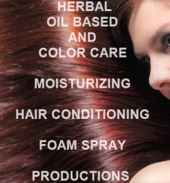 Herbal Oil Based And Color Care Moisturizing Hair Conditioning Foam Spray Formulation And Production