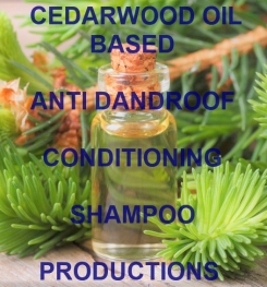 Cedarwood Oil Based Anti Dandruff Conditioning Shampoo Formulation And Production