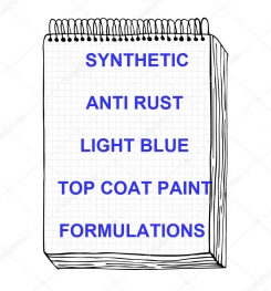 Synthetic Anti Rust Light Blue Top Coat Paint Formulation And Production