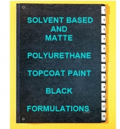 Solvent Based And Matte Polyurethane Topcoat Paint Black Formulation And Production