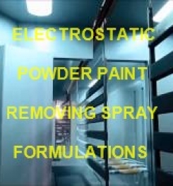 Electrostatic Powder paint Removing Spray Formulation And Production Process