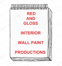 Red And Gloss Interior Wall Paint Formulation And Production