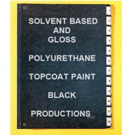 Solvent Based And Gloss Polyurethane Topcoat Paint Black Formulation And Production