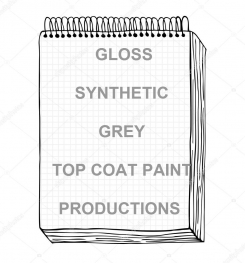 Gloss Synthetic Grey Top Coat Paint Formulation And Production