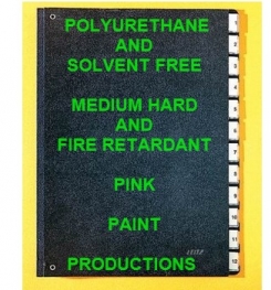 Polyurethane Based And Solvent Free Medium Hard And Fire Retardant Paint Pink Formulation And Production