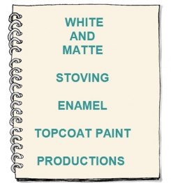 White And Matte Stoving Enamel Topcoat Paint Formulation And Production