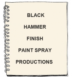 Black Hammer Finish Paint Spray Formulation And Production