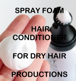 Spray Foam Hair Conditioner For Dry Hair Formulation And Production