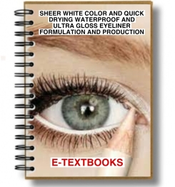 Sheer White Color And Quick Drying Waterproof And Ultra Gloss Eyeliner Formulation And Production