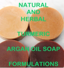 Natural And Herbal Turmeric Argan Oil Soap Formulation And Production