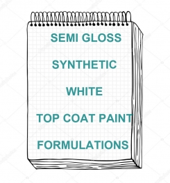 Semi Gloss Synthetic White Top Coat Paint Formulation And Production